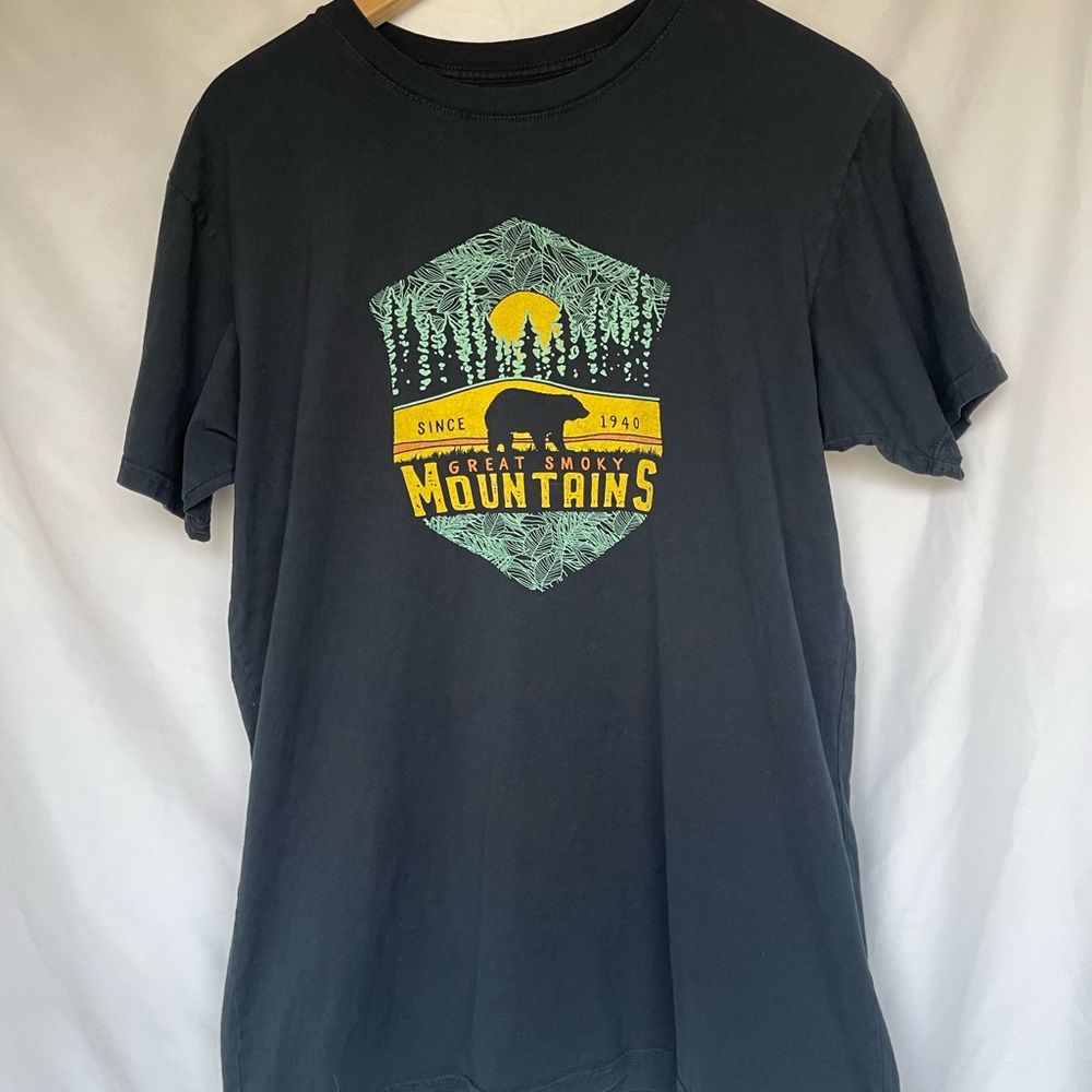 duck company great smoky mountains graphic tee | men's medium
